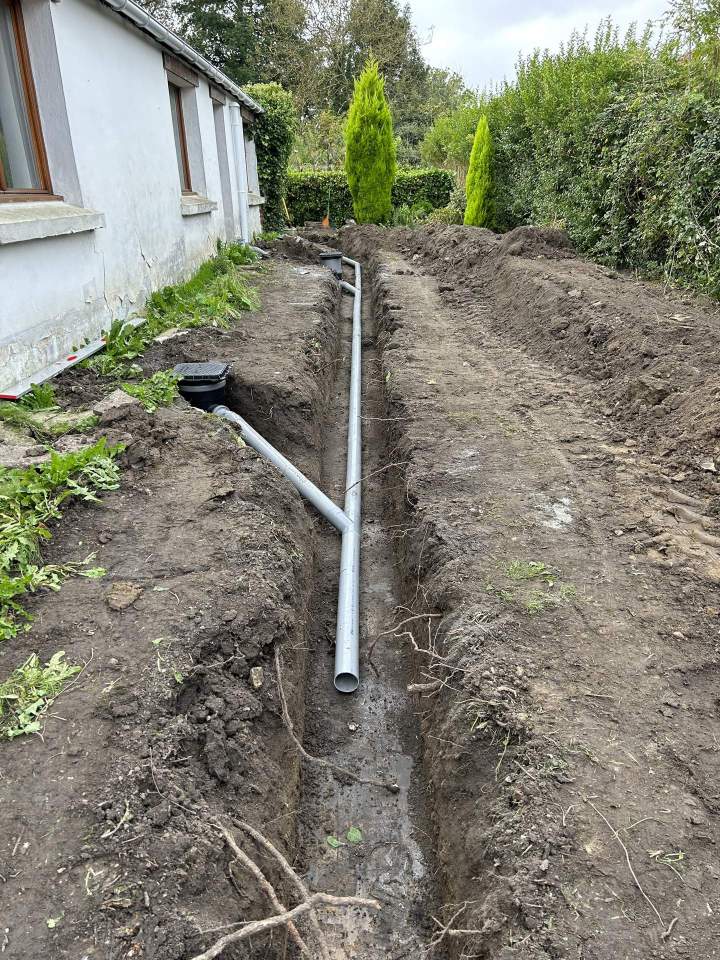 Pose de conduits Lottinghen